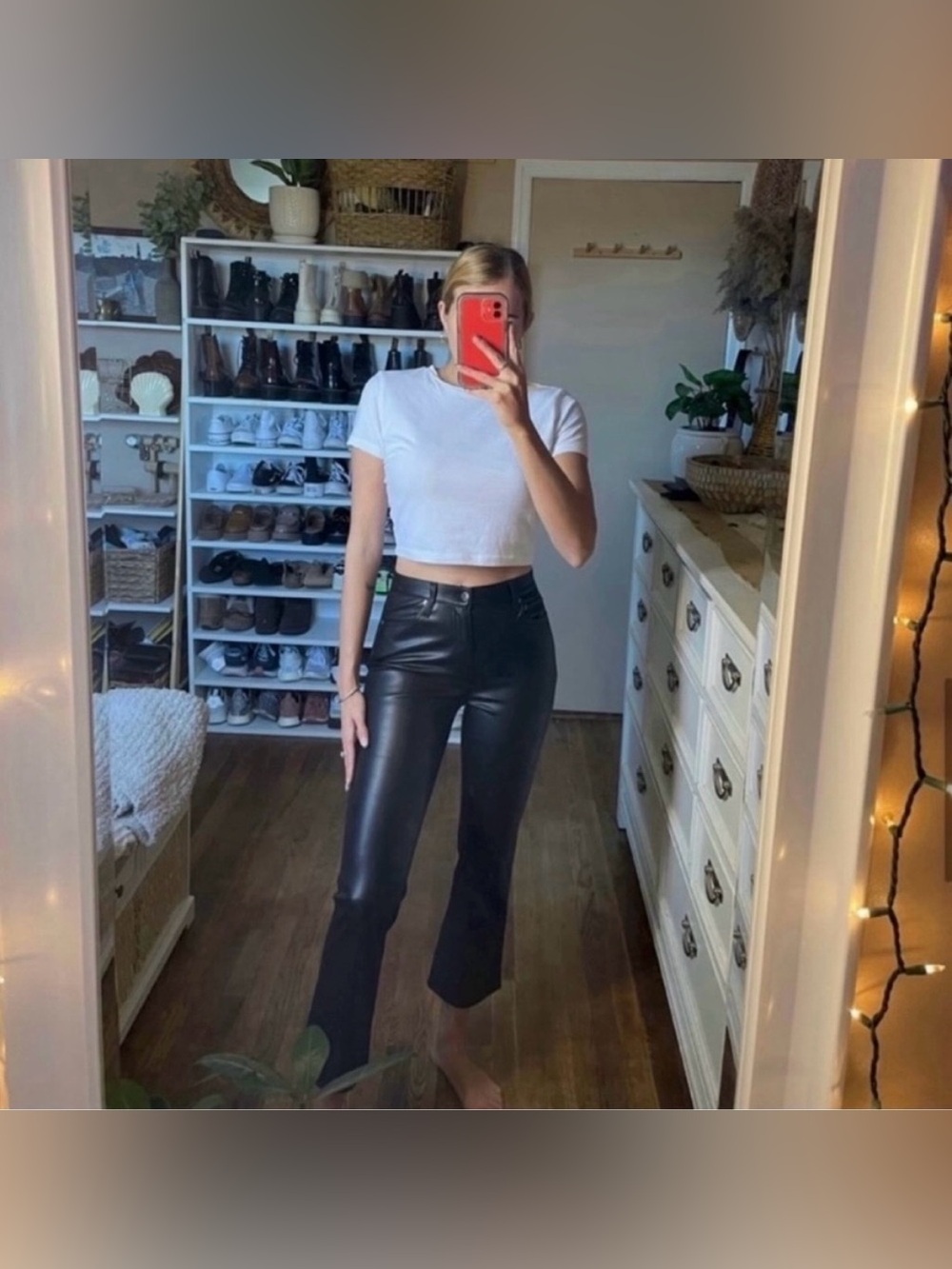 PISTOLA Lennon High Rise Cropped Boot Pant in Slate Black from revolve - Picture 9 of 14
